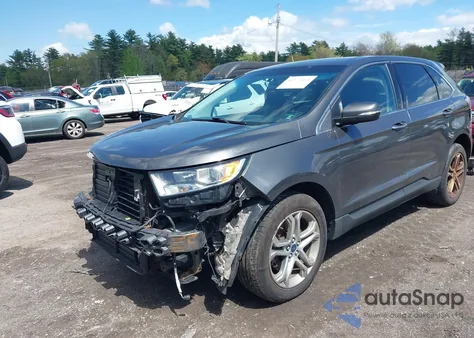 2016 Ford Edge Titanium из США, поврежденный, VIN 2FMPK4K98GBB05577